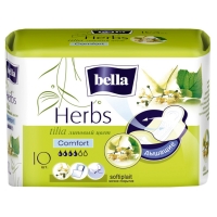 

Bella Herbs Tilia Comfort - Прокладки с экстрактом липового цвета, 10 шт