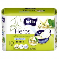 Фото Bella Herbs Tilia Comfort - Прокладки с экстрактом липового цвета, 10 шт