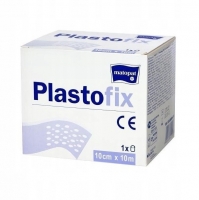 Matopat - Пластыри фиксирующие нестерильные Plastofix из нетканого материала, 10 см х 10 м - фото 1