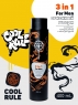 Cool Rule Hair - Средство 3в1 для мужчин "Огненный шторм": шампунь, кондиционер и гель для душа, 400 мл