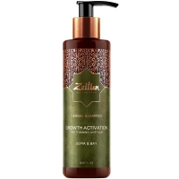 Zeitun Authentic Growth Activation - Фито-шампунь с маслом усьмы для роста волос, 200 мл - фото 1