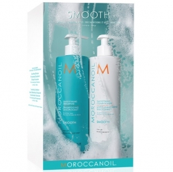 Фото Moroccanoil - Набор Duo «Разглаживание»: шампунь 500 мл + кондиционер 500 мл