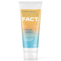Art&Fact - Ежедневный солнцезащитный крем SPF 50 с химическими фильтрами Octocrylene + Octinoxate + Avobenzone. Face&body sunscreen для всех типов кожи лица и тела, 150 мл breeze дезодорант для тела blue 150