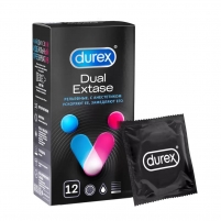 Фото Contex - Презервативы Dual Extase с анестетиком, 12 шт