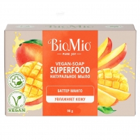 Фото BioMio Vegan Soap Superfood - Натуральное мыло "Манго", 90 г