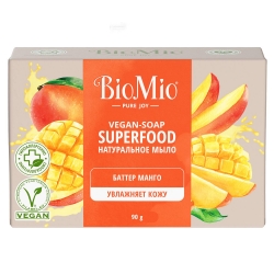 Фото BioMio Vegan Soap Superfood - Натуральное мыло "Манго", 90 г