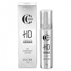 Фото Lucas Cosmetics CC Brow Premium Henna HD - Хна для бровей Серо-коричневый, 5 г