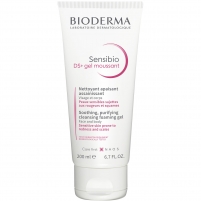 Фото Bioderma Sensibio - Очищающий гель для кожи с покраснениями и шелушениями DS+, 200 мл