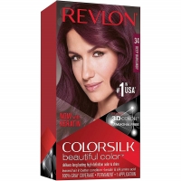 Revlon Professional Colorsilk - Профессионал Набор для окрашивания волос в домашних условиях оттенок 34 Глубокий бордовый (крем-активатор + краситель + бальзам)