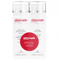 Skincode Essentials Daily Care - Набор (мицеллярная вода 200 мл, укрепляющий тонизирующий лосьон 200 мл)