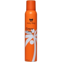 Holly Polly Dry Shampoo - Сухой шампунь Crazy Coco для всех типов волос, 200 мл батончик в шоколаде coco кокосово миндальный 30 шт