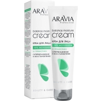 Aravia Professional - Крем для лица суперувлажнение и восстановление с мочевиной 10% и пребиотиками, 150 мл
