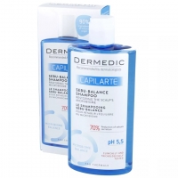 Dermedic Capilarte - Шампунь для жирных волос Sebu-Balance, восстанавливающий микробиом кожи головы, 300 мл 604-DM-176 - фото 1
