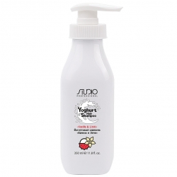 Фото Kapous Professional Studio Professional - Йогуртовый шампунь для волос «Ваниль и личи», 350 мл