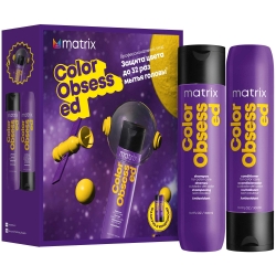 Фото Matrix Total results - Набор Color Obsessed для защиты цвета окрашенных волос (шампунь 300 мл, кондиционер 300 мл)