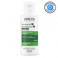 Фото Vichy Dercos - Интенсивный шампунь-уход против перхоти для нормальной и жирной кожи головы, 75 мл