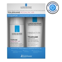 La Roche-Posay Toleriane - Набор (интенсивный корректирующий уход против покраснений Rosaliac AR 40 мл, очищающий гель-уход Toleriane 200 мл)