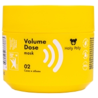 Holly Polly Volume Dose - Маска для всех типов волос «Сила и объем», 300 мл золотой шелк маска для волос восстановление и ультра питание nutrition 180