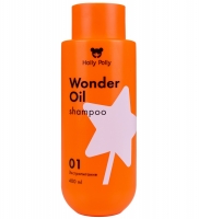 Holly Polly Wonder Oil - Шампунь для сухих и поврежденных волос «Экстра-питание», 400 мл HP0108 - фото 1