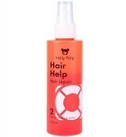 Holly Polly Hair Help Несмываемый двухфазный флюид-реконструктор для волос, 150 мл miriam quevedo лак для волос легкой фиксации с экстрактом черной икры extreme caviar final touch hairspray – soft hold