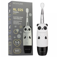 Фото Детская электрическая звуковая зубная щетка RL 025 Baby Panda 1+, чёрная