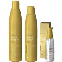 Фото Набор "Блеск-эффект" (шампунь 300 мл + бальзам 250 мл + жидкий шелк 100 мл)