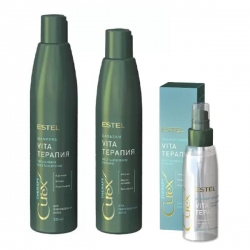 Фото Набор для поврежденных волос (шампунь 300 мл + бальзам 250 мл + сыворотка 100 мл)