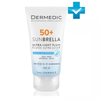 Dermedic Sunbrella - Ультра-лёгкий солнцезащитный флюид SPF50 для сухой и нормальной кожи 40 мл 1256₽