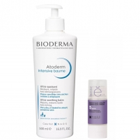 Фото Набор: Bioderma бальзам Atoderm Ultra 500 мл + Etat Pur сыворотка с пептид-4 и про-коллагеном 15 мл