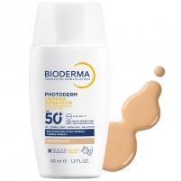 Фото Солнцезащитный флюид для всех типов кожи Xdefense SPF50+ светлый оттенок, 40 мл