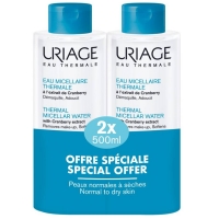 Очищающая мицеллярная вода для нормальной и сухой кожи лица и контура глаз 2 х 500 мл 3517₽