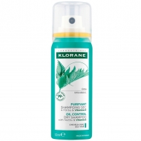 Фото Сухой шампунь с крапивой и витамином Е для жирных волос, 50 мл