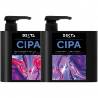 Фото Набор средств для нейтрализации теплых оттенков CIPA: шампунь 500 мл + кондиционер 500 мл