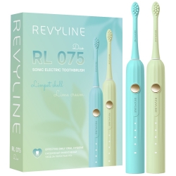 Фото Набор электрических зубных щеток RL 075 Duo limpet Shell + Lime Cream