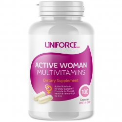 Фото Комплекс мультивитаминный для женщин Active Woman Multivitamins, 100 капсул