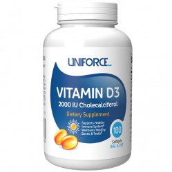 Фото Витамин D3 2000 IU, 100 капсул
