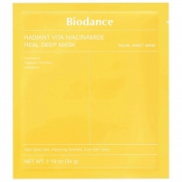 Фото Гидрогелевая маска с ниацинамидом для сияния кожи Radiant Vita Niacinamide Real Deep Mask, 4 х 34 г