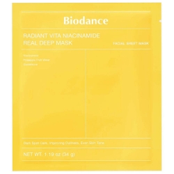 Фото Гидрогелевая маска с ниацинамидом для сияния кожи Radiant Vita Niacinamide Real Deep Mask, 4 х 34 г