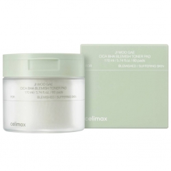Фото Успокаивающие тонер-пэды для проблемной кожи лица Cica BHA Blemish Toner Pad, 60 шт