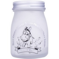 Elizavecca Silky Creamy Donkey Steam Moisture Milky Cream - Крем для кожи молочный увлажняющий, 100 мл - фото 1