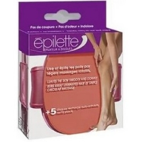 Epilette lady - Подушечки для депиляции для женщин, 5 шт