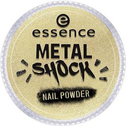 Фото essence B-To-B Metal Shock Nail Powder - Эффектная пудра для ногтей, золотой тон 04