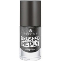 

essence Brushed Metals Nail Polish - Лак для ногтей, серый металлик, тон 06