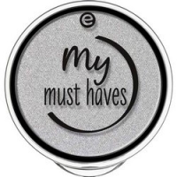 

essence My Must Haves Eyeshadow - Тени для век, тон 17 светло-серый с блеском