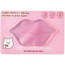 Фото Etude House Cherry Jelly Lips Patch Vitalizing - Патч для губ гидрогелевый, 10 мл