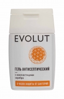 Evolut - Гель для рук антисептический с наночастицами серебра, 50 мл