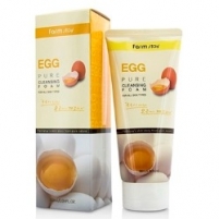 Фото FarmStay Egg Pure Cleansing Foam - Пенка очищающая с яичным экстрактом, 180 мл