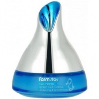 Фото FarmStay Sea Horse Water Full Cream - Крем увлажняющий с экстрактом морского конька, 50 г