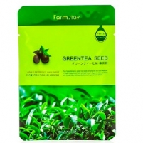 Фото FarmStay Visible Difference Mask Sheet Green Tea Seed - Тканевая маска с натуральным экстрактом семян зеленого чая, 23 мл