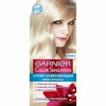 Фото Garnier Color Sensation - Краска для волос, тон 111, Ультра платина, 110 мл